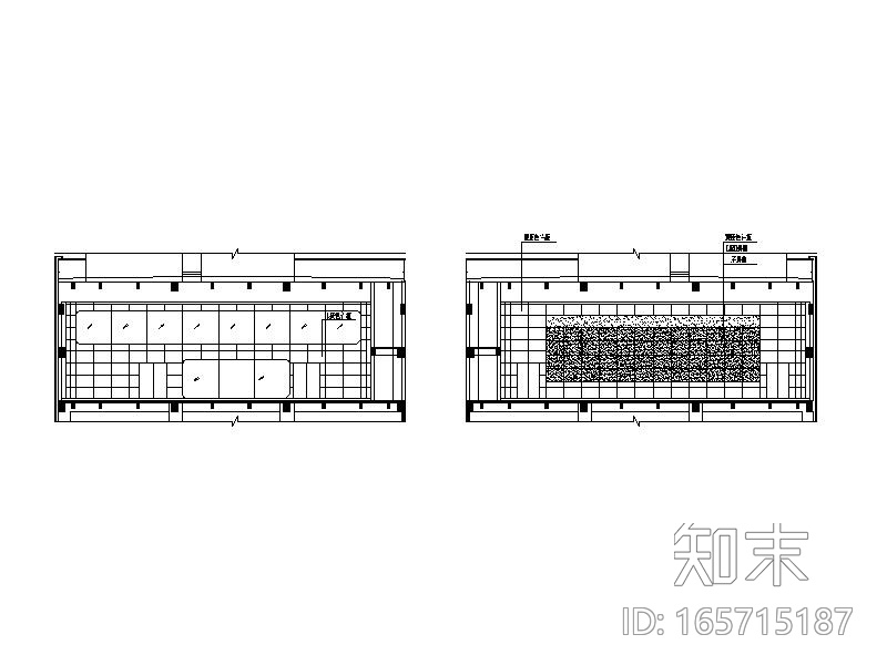 某移动综合楼办公室全套CAD施工图（含效果图）cad施工图下载【ID:165715187】