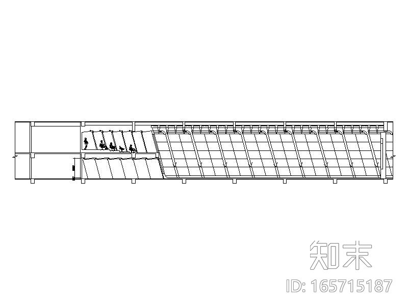 某移动综合楼办公室全套CAD施工图（含效果图）cad施工图下载【ID:165715187】