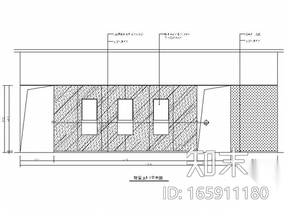 [江西]高级现代风格金融机构办公楼室内设计施工图cad施工图下载【ID:165911180】