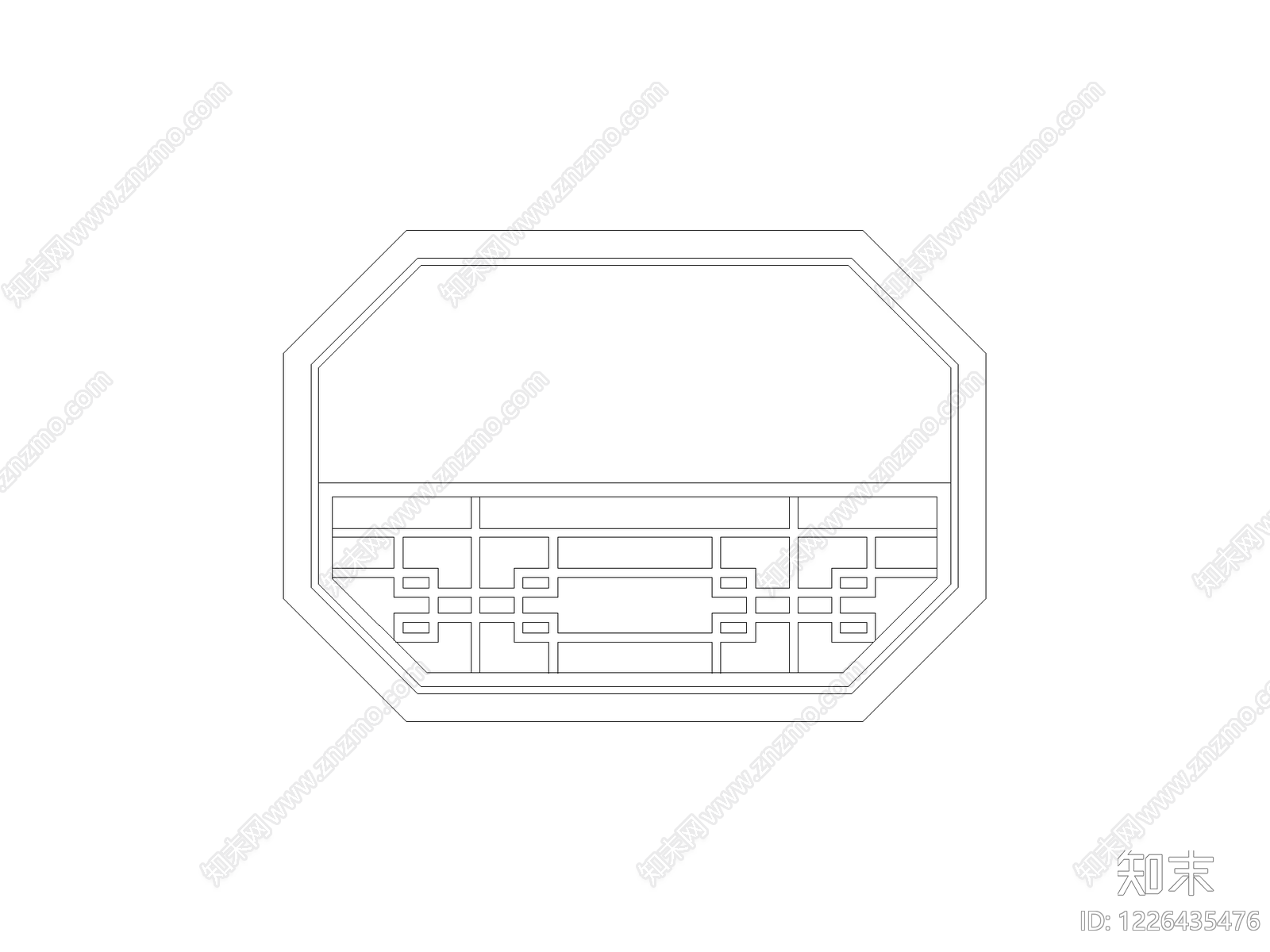 柜门cad施工图下载【ID:1226435476】