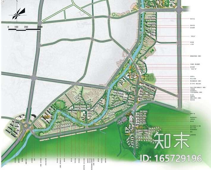 [湖北]通城城市河道及沿岸规划设计（两河四岸）cad施工图下载【ID:165729196】