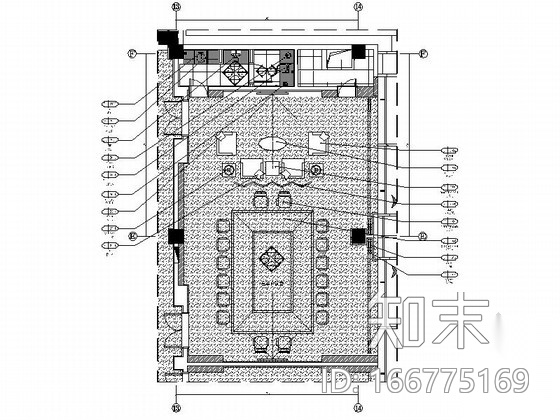 [厦门]高档奢华五星级酒店董事会议室装修图（含效果）cad施工图下载【ID:166775169】