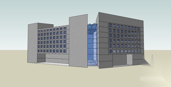 某八层现代型休闲洗浴中心方案（含sketchup模型）cad施工图下载【ID:160726130】