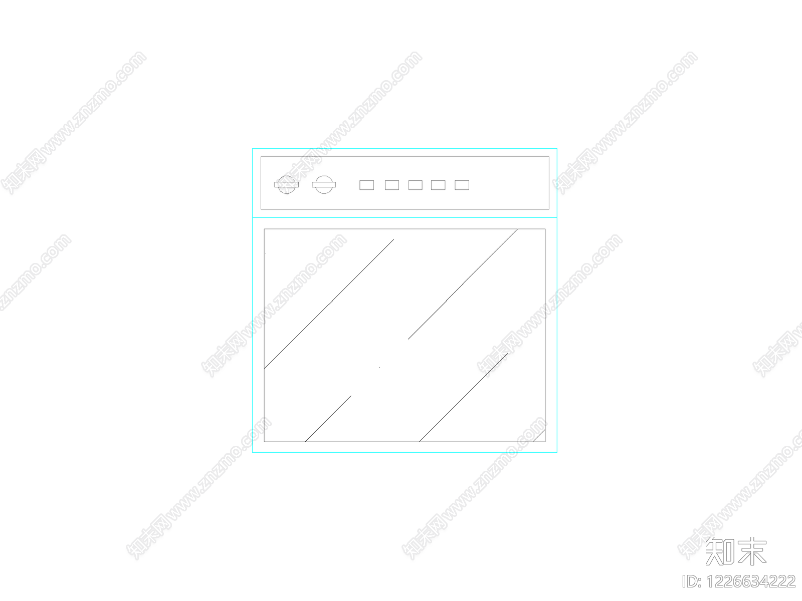 欧式厨房设施CAD图纸