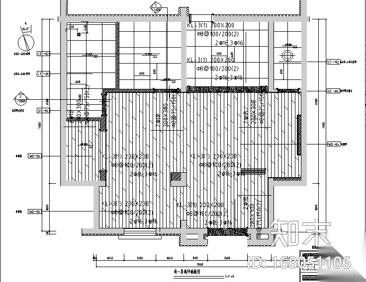 [山东]清新优雅原香溪谷下跃户型样板间设计施工图（附效...cad施工图下载【ID:168051106】