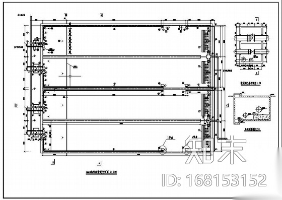 陕西某污水厂cass工艺施工图cad施工图下载【ID:168153152】