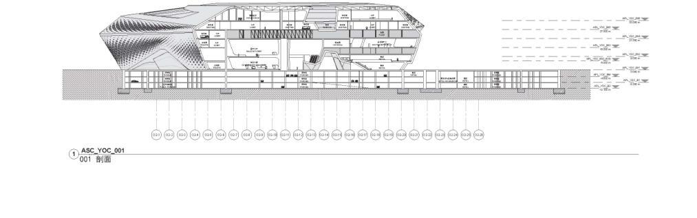 [江苏]超高层现代曲线造型国际会议中心建筑设计方案文...cad施工图下载【ID:149956152】