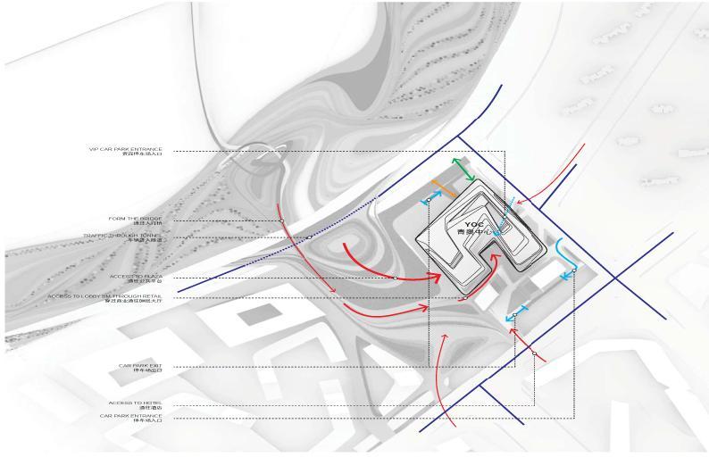 [江苏]超高层现代曲线造型国际会议中心建筑设计方案文...cad施工图下载【ID:149956152】