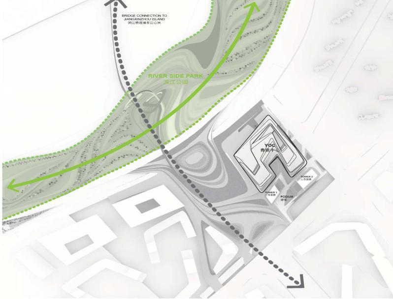 [江苏]超高层现代曲线造型国际会议中心建筑设计方案文...cad施工图下载【ID:149956152】