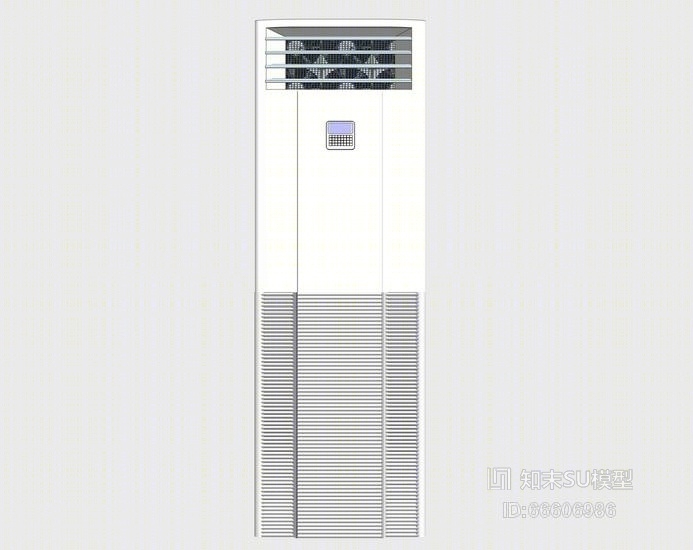 立式空调SU模型下载【ID:66606986】