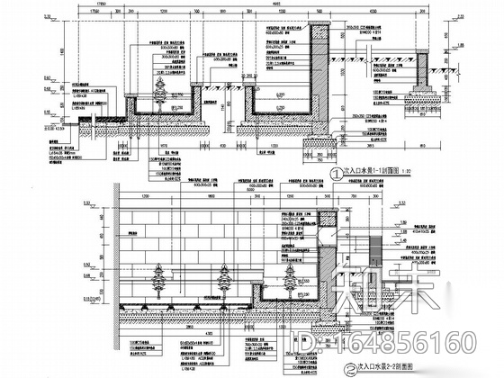 [厦门]商业酒店景观工程设计施工图cad施工图下载【ID:164856160】