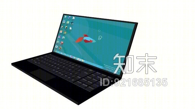 笔记本苹果SU模型下载【ID:921685135】