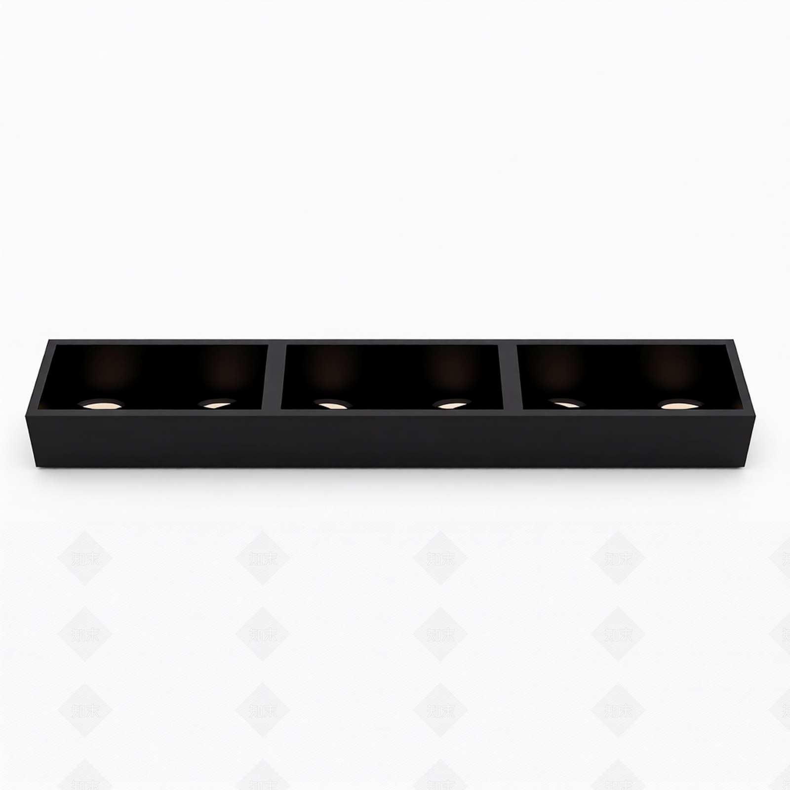 长条形多灯头灯具3D模型下载【ID:1206195937】