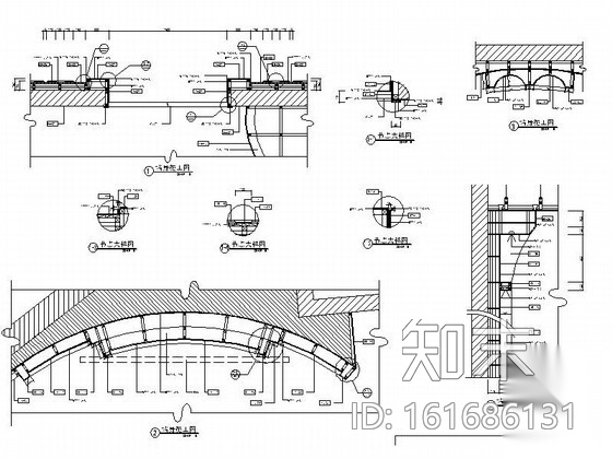 艺术中心贵宾室入口室内装修图cad施工图下载【ID:161686131】