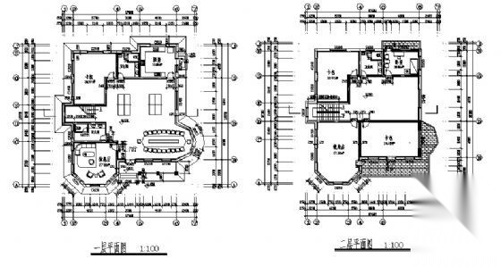 [乌鲁木齐]某三层小型会所建筑扩初图施工图下载【ID:166084114】