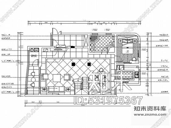 施工图江苏简欧风格小两层私人别墅室内装修施工图含高清效果图施工图下载【ID:531975367】