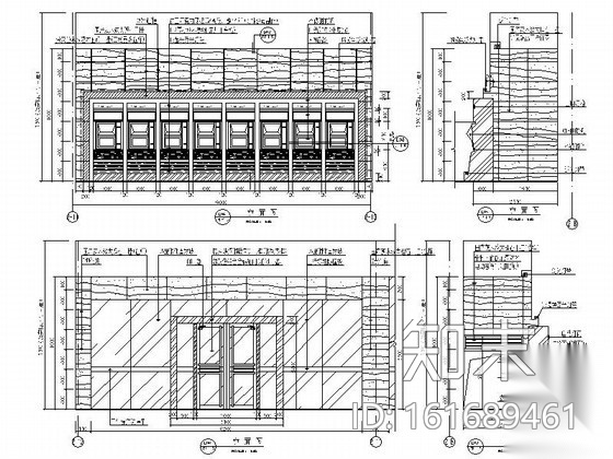 [江苏]精装工商银行室内装修图cad施工图下载【ID:161689461】