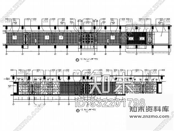 图块/节点华丽别墅会见厅立面图cad施工图下载【ID:832201798】