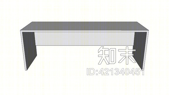 电脑桌/实验台SU模型下载【ID:421340451】