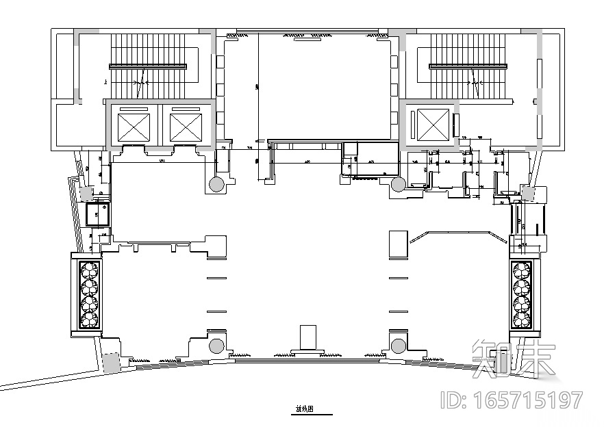 [江苏]南京九楼中式现代会所空间设计施工图（附效果图）cad施工图下载【ID:165715197】