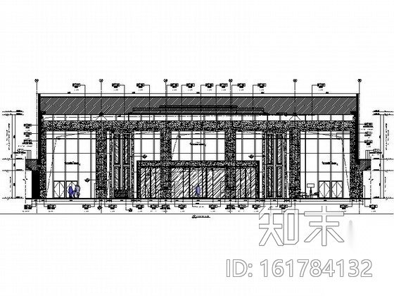 [广州]白云新城全球连锁豪华五星级酒店装修施工图（含...cad施工图下载【ID:161784132】