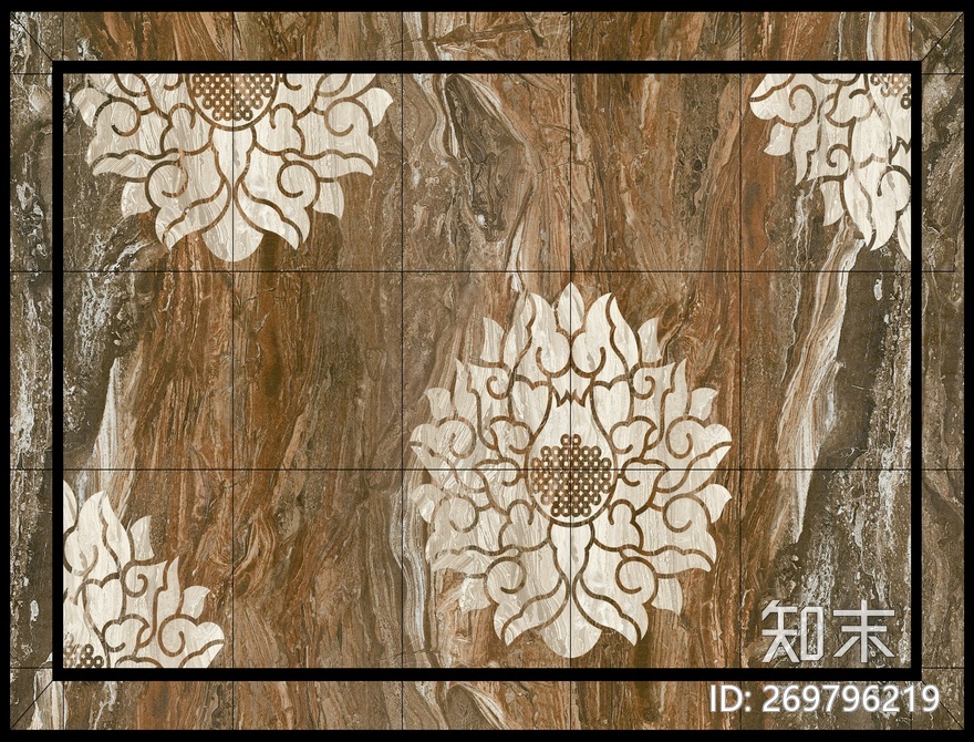 石材拼花高清贴图材质