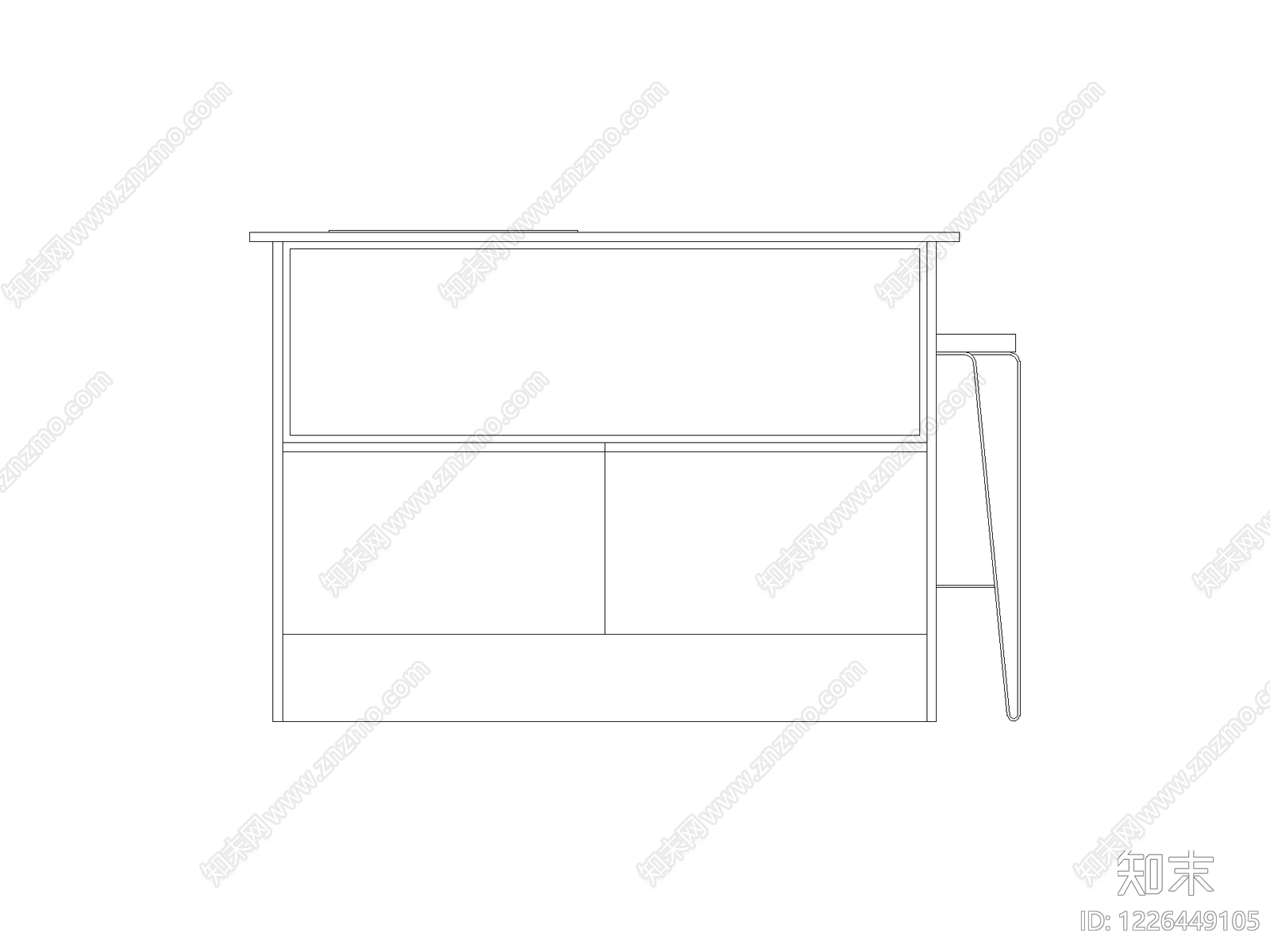 柜子cad施工图下载【ID:1226449105】