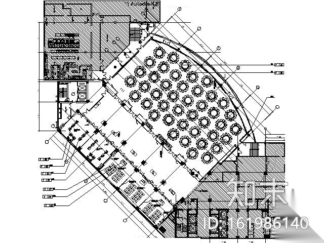 [厦门]某酒店宴会厅施工图cad施工图下载【ID:161986140】