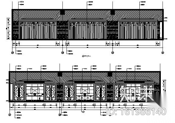 [厦门]某酒店宴会厅施工图cad施工图下载【ID:161986140】