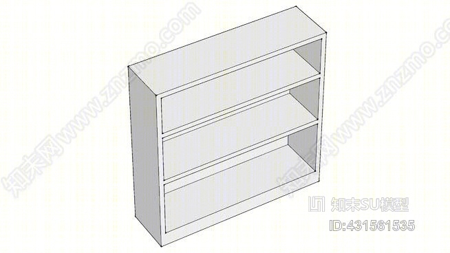 书架-SU模型下载【ID:431561535】