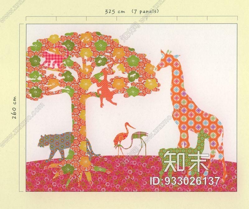 装饰画-童趣卡通贴图下载【ID:933026137】