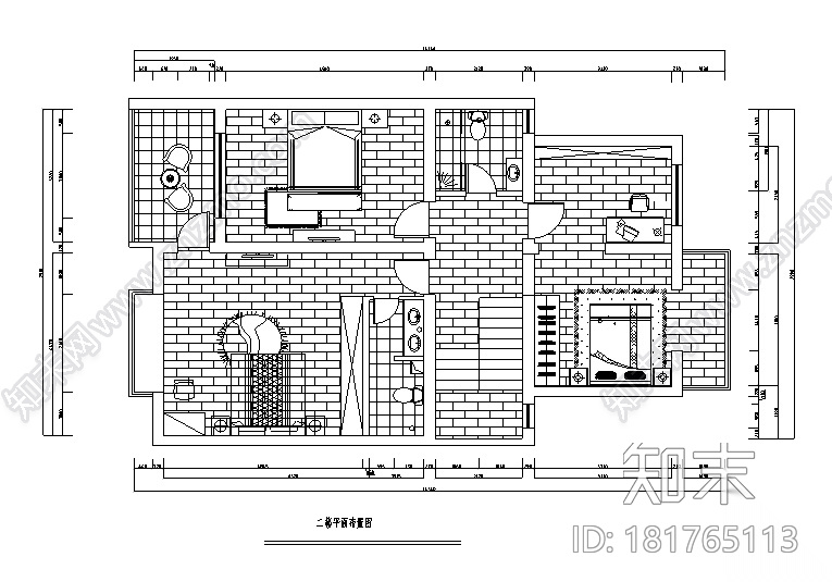 复式别墅设计施工图cad施工图下载【ID:181765113】