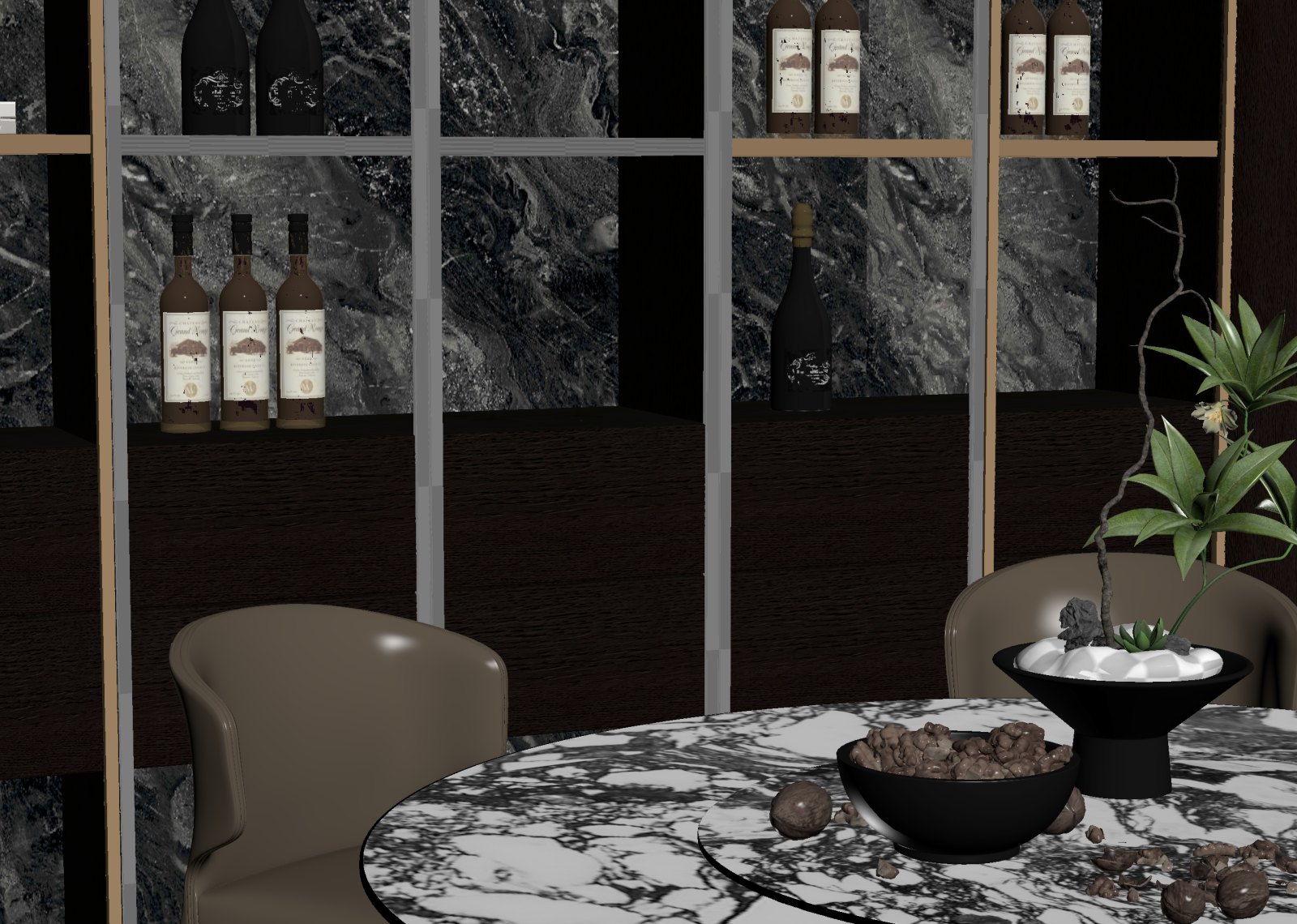 现代酒馆3D模型下载【ID:1214577277】