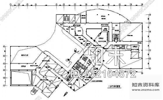 施工图办公楼装饰图cad施工图下载【ID:532104872】