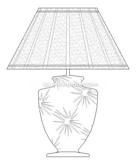台灯cad施工图下载【ID:181003182】