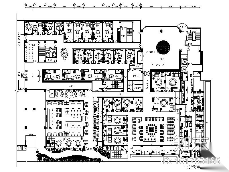 高级休闲会所设计CAD施工图(含效果图）cad施工图下载【ID:161783185】