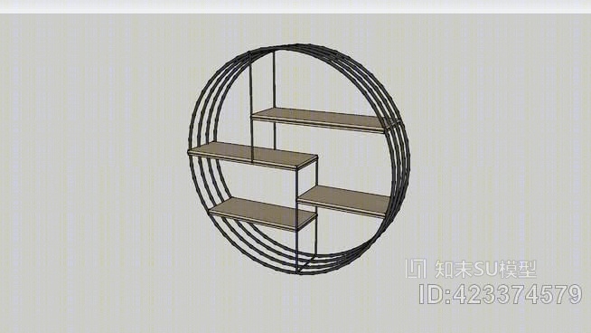 darkenberg架（墙单元）SU模型下载【ID:423374579】