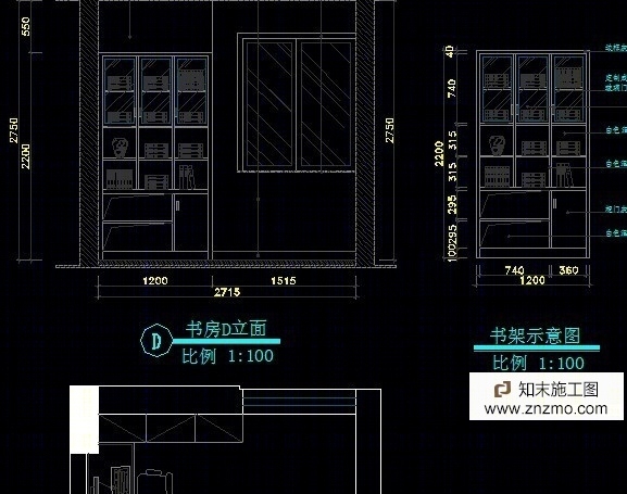 三室两厅施工图cad施工图下载【ID:36938668】