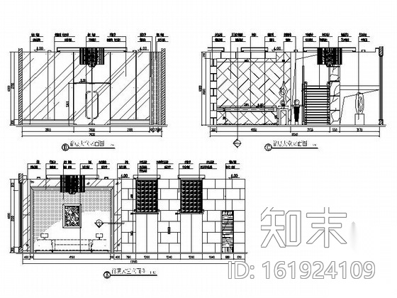 [东莞]综合性企业集团现代四星级商务休闲酒店装修施工图cad施工图下载【ID:161924109】