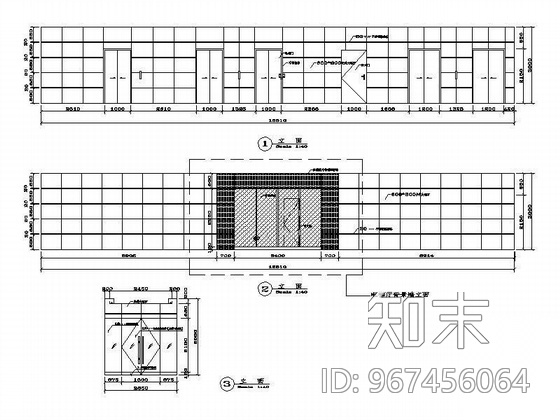 某金融大厦办公层装饰图施工图下载【ID:967456064】