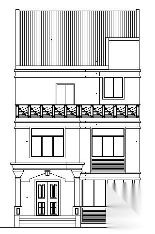 [东莞市]碧水天源D型三层别墅建筑施工图施工图下载【ID:149905139】