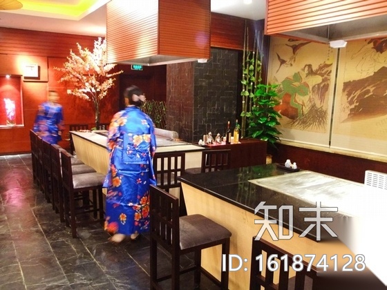 [浙江]高档五星级酒店日本料理餐厅室内设计施工图（含实...cad施工图下载【ID:161874128】
