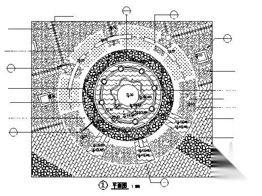 [福州]某居住区景观工程施工图cad施工图下载【ID:161084199】