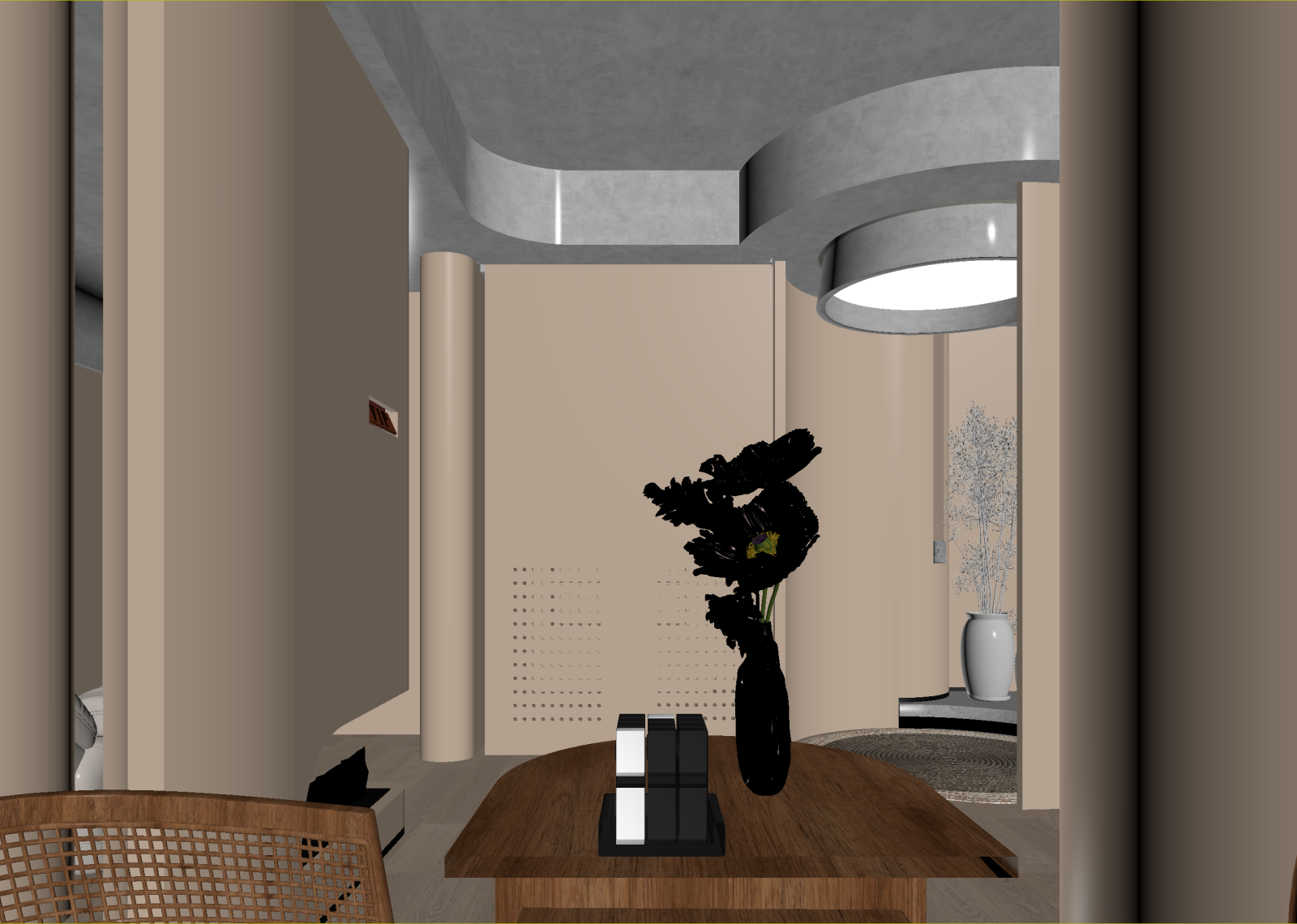 现代玄关3D模型下载【ID:1214639960】