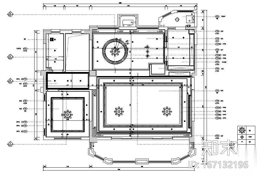 高级灰空间别墅设计施工图（附效果图）cad施工图下载【ID:167132196】