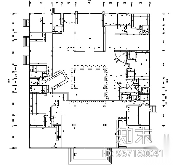 [浙江]电器公司办公楼设计施工图（附效果图）cad施工图下载【ID:967180041】