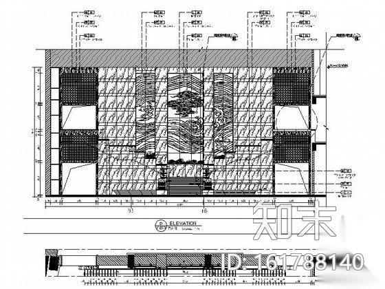 [浙江]综合假日高档四星级酒店大堂装修施工图（含效果）cad施工图下载【ID:161788140】