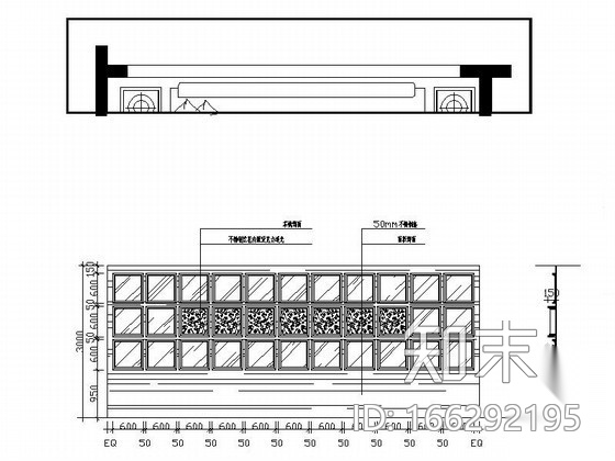 小型包房室内装修图cad施工图下载【ID:166292195】