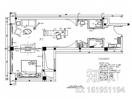 [四川]五星级豪华假日酒店客房装修施工图施工图下载【ID:161951194】