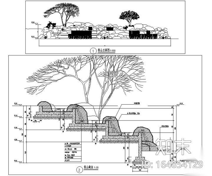 [浙江]省重点中学迁建景观项目施工图cad施工图下载【ID:164854129】